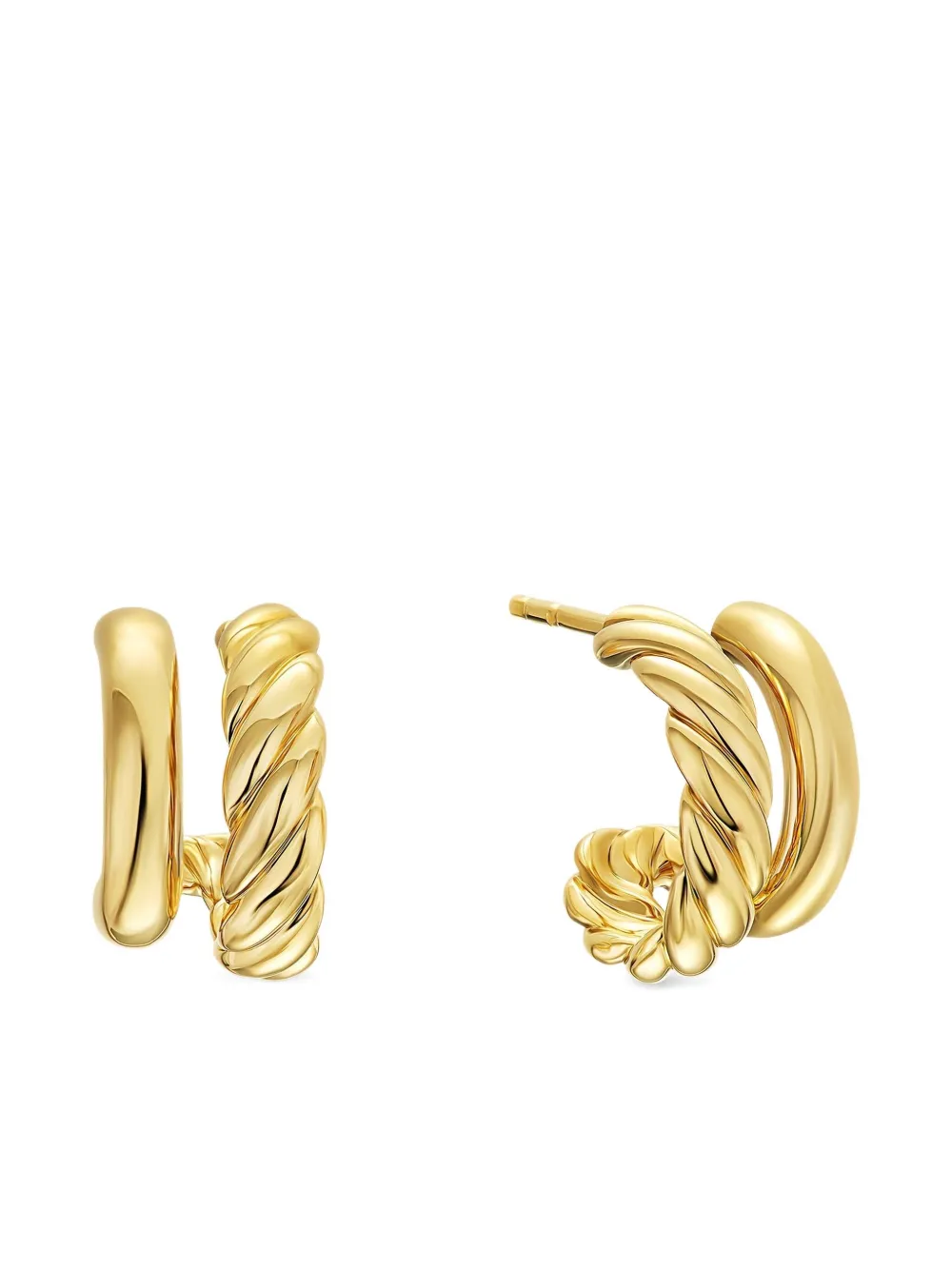 David Yurman 18k Yellow Gold Dy Madison® Earrings