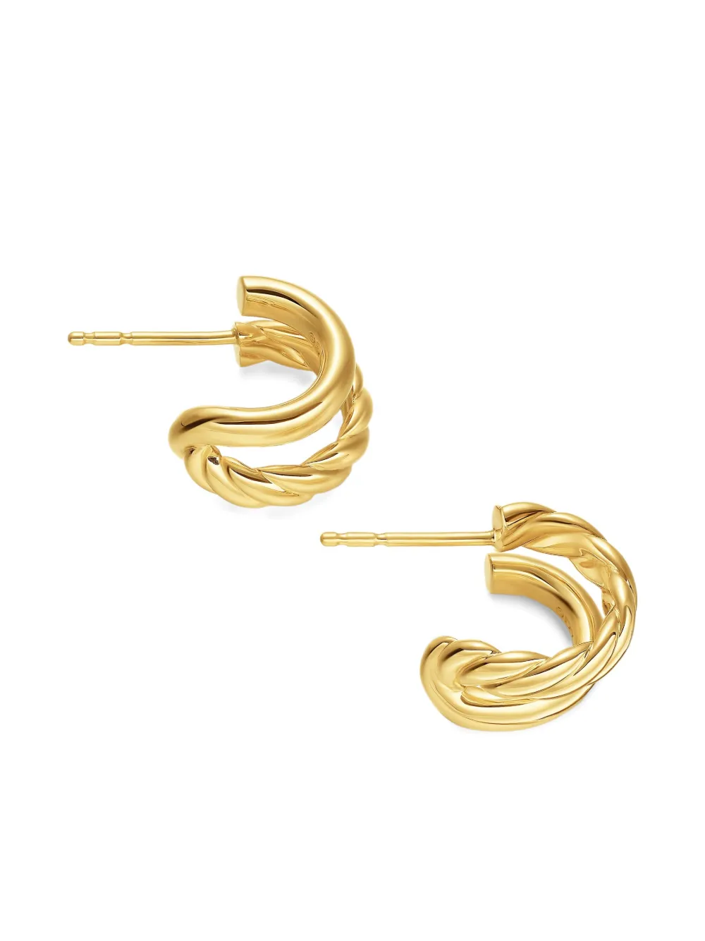 David Yurman 18k Yellow Gold Dy Madison® Earrings