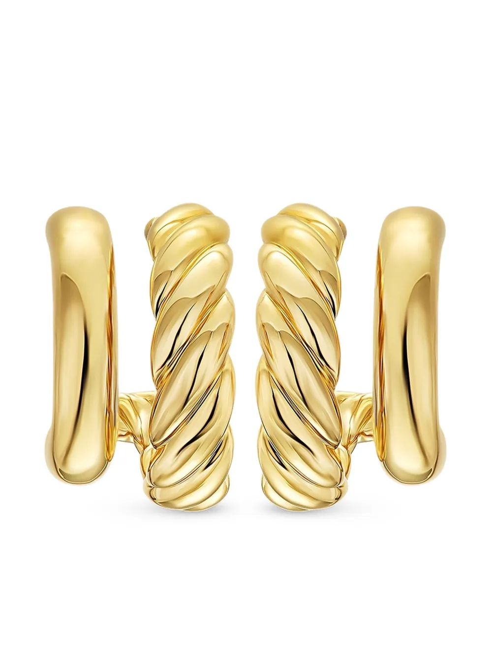 David Yurman aretes DY Mercer® en oro amarillo de 18kt | dorado | Image 1