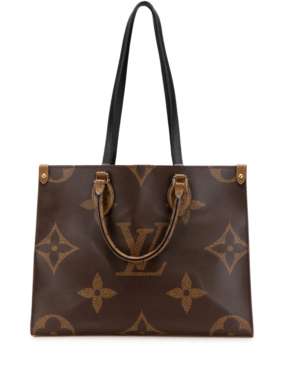 Louis Vuitton Pre-Owned 2020 Monogram Giant OnTheGo MM satchel | Brown | Image 1