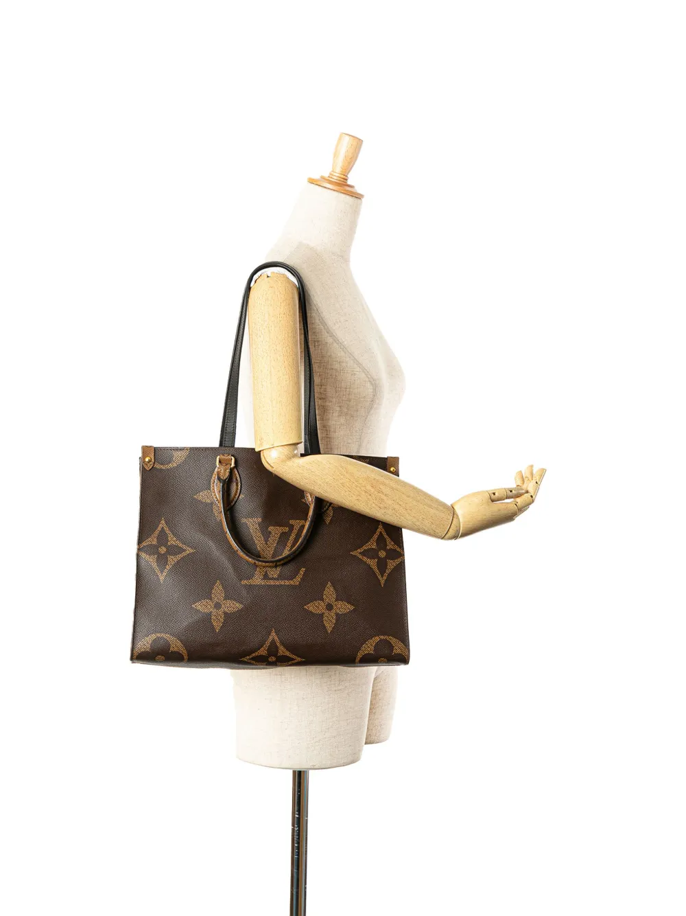 Louis Vuitton Pre-Owned 2020 Monogram Giant OnTheGo MM satchel | Pre-Owned | Image 2