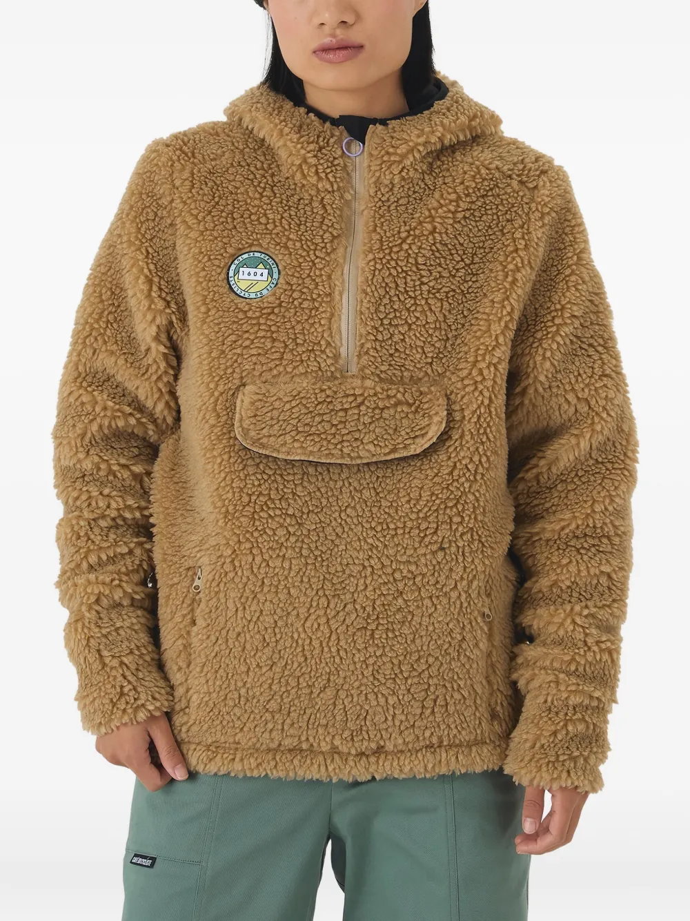 Cafe Du Cycliste Ondine Hoodie In Brown