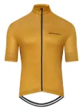 Café du cycliste polka-dot print short-sleeve T-shirt - Yellow
