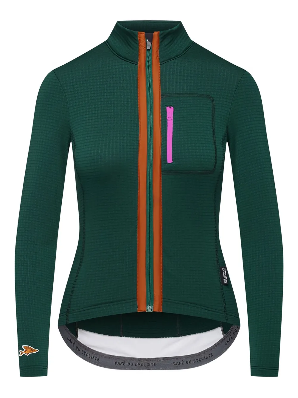 Cafe Du Cycliste Lorenne Zip-front Jacket In Animal Print