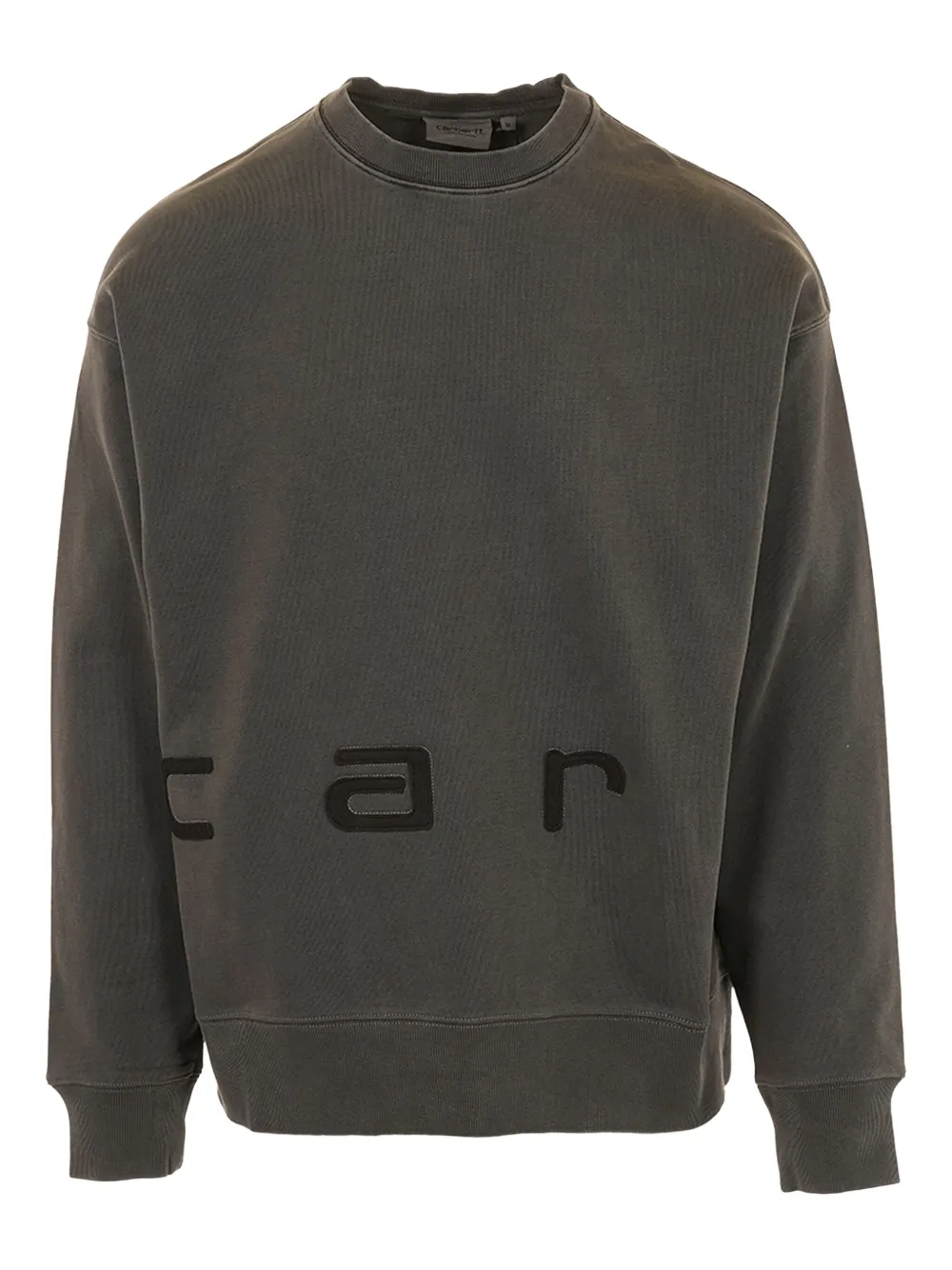 Carhartt WIP logo-detail cotton sweatshirt Grijs