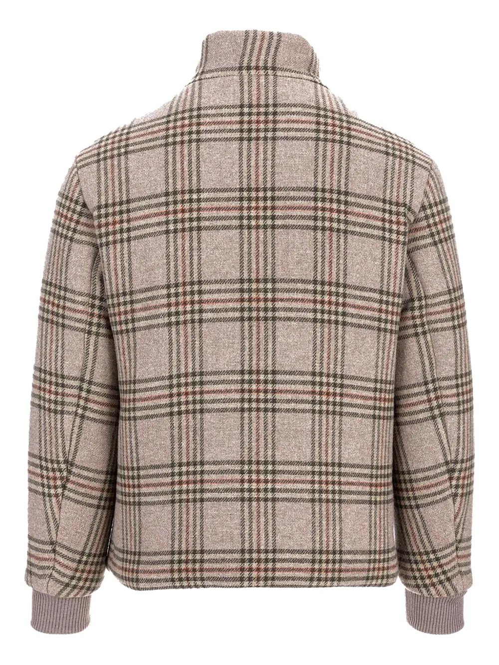 ETRO logo-embroidered checked jacket | Bomber Jackets | Image 2