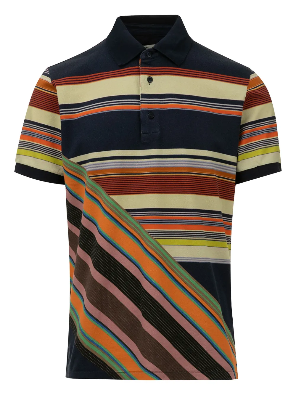 ETRO Gestreept poloshirt Blauw