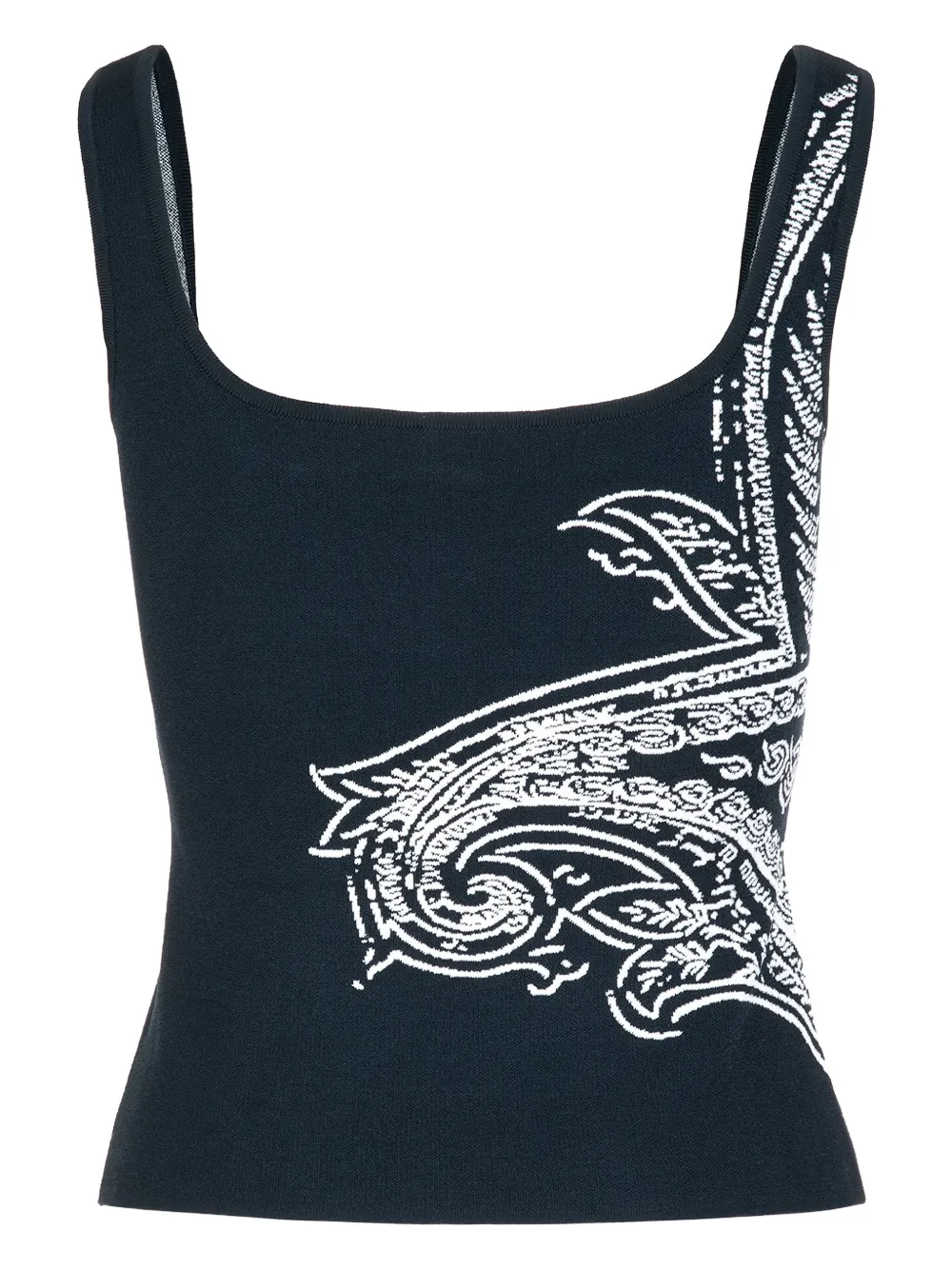 ETRO Top met paisley-patroon Blauw