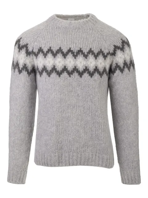 Eleventy suéter con motivo en jacquard