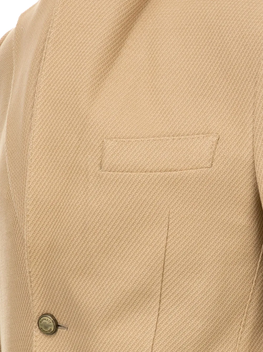 Eleventy Blazer met enkele rij knopen Beige