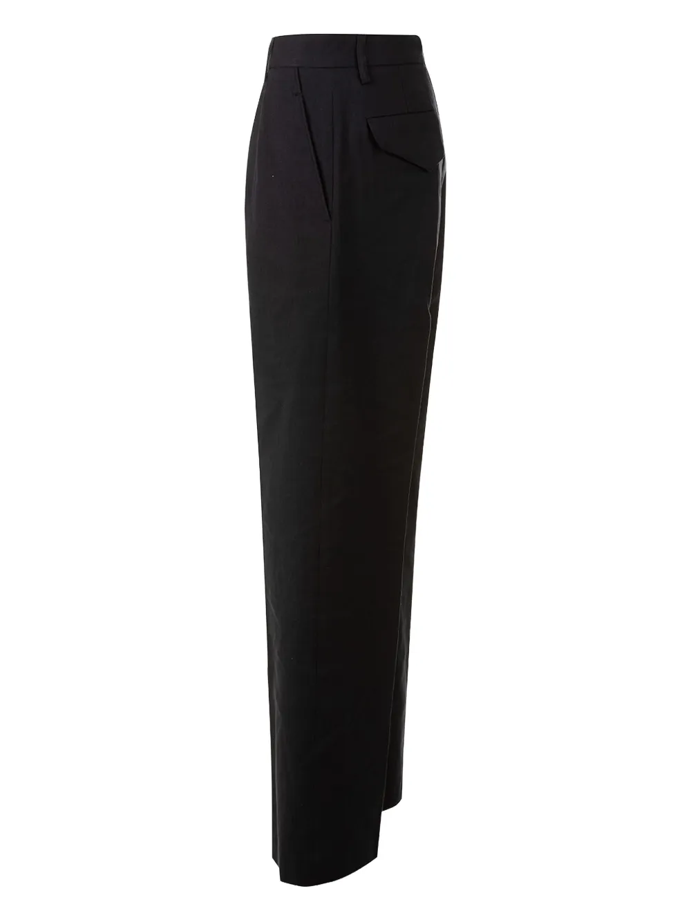 Aspesi Pleated Trousers In Black