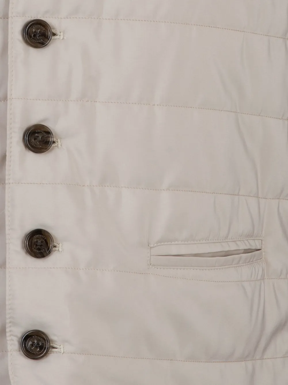 Eleventy Gewatteerde bodywarmer Beige