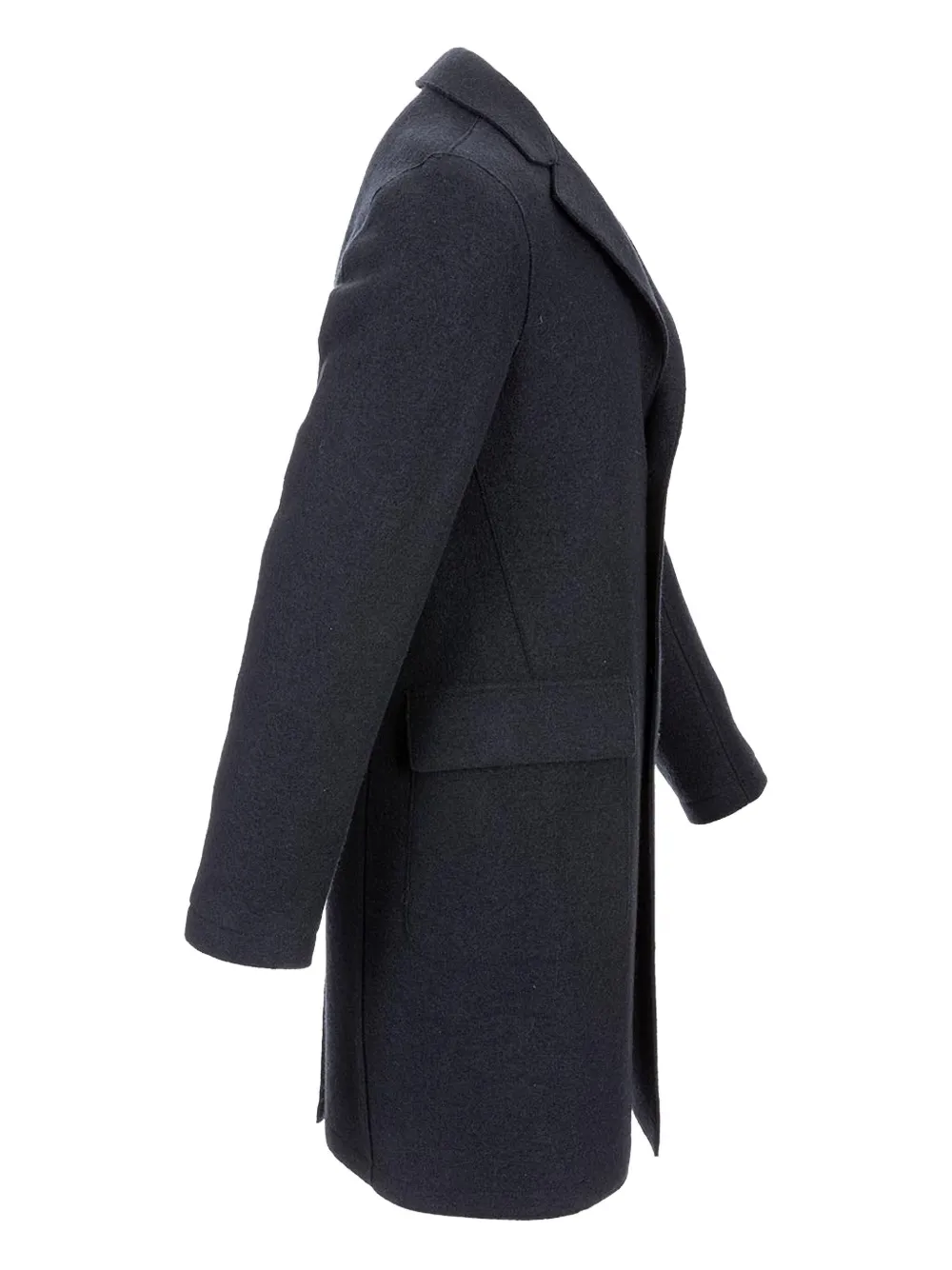 Eleventy Jas met enkele rij knopen Blauw