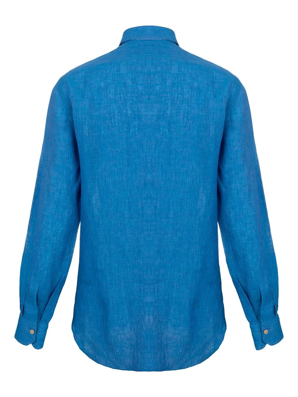 Kiton Overhemd met knopen - Blauw