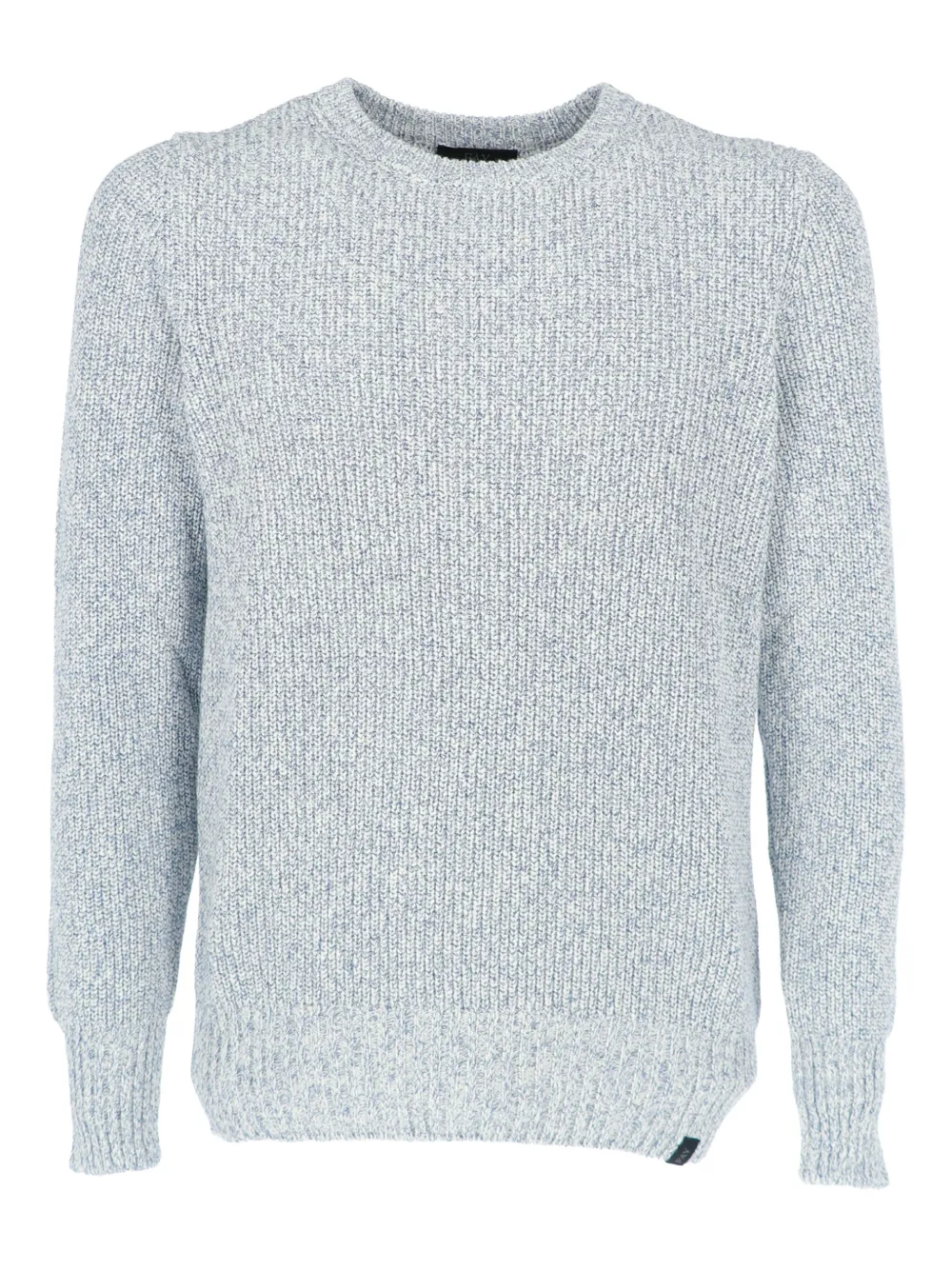 Fay Crew-neck Sweater In Blue