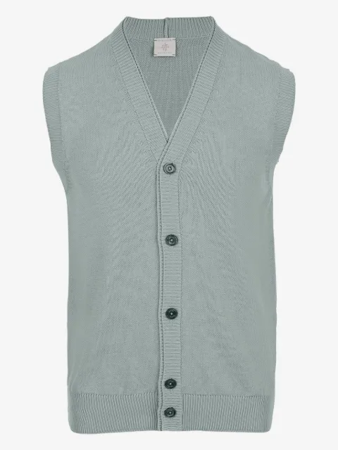 Eleventy V-neck buttoned gilet