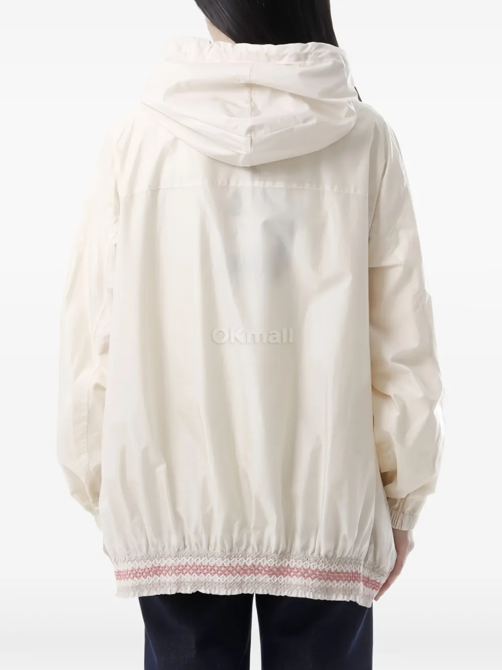 Moncler Grenoble Regenjas met verfraaide afwerking Beige