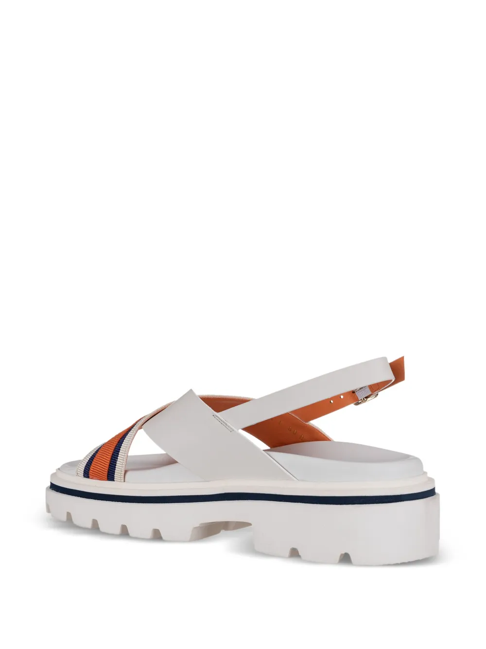 Santoni Sandalen met gekruiste bandjes Wit