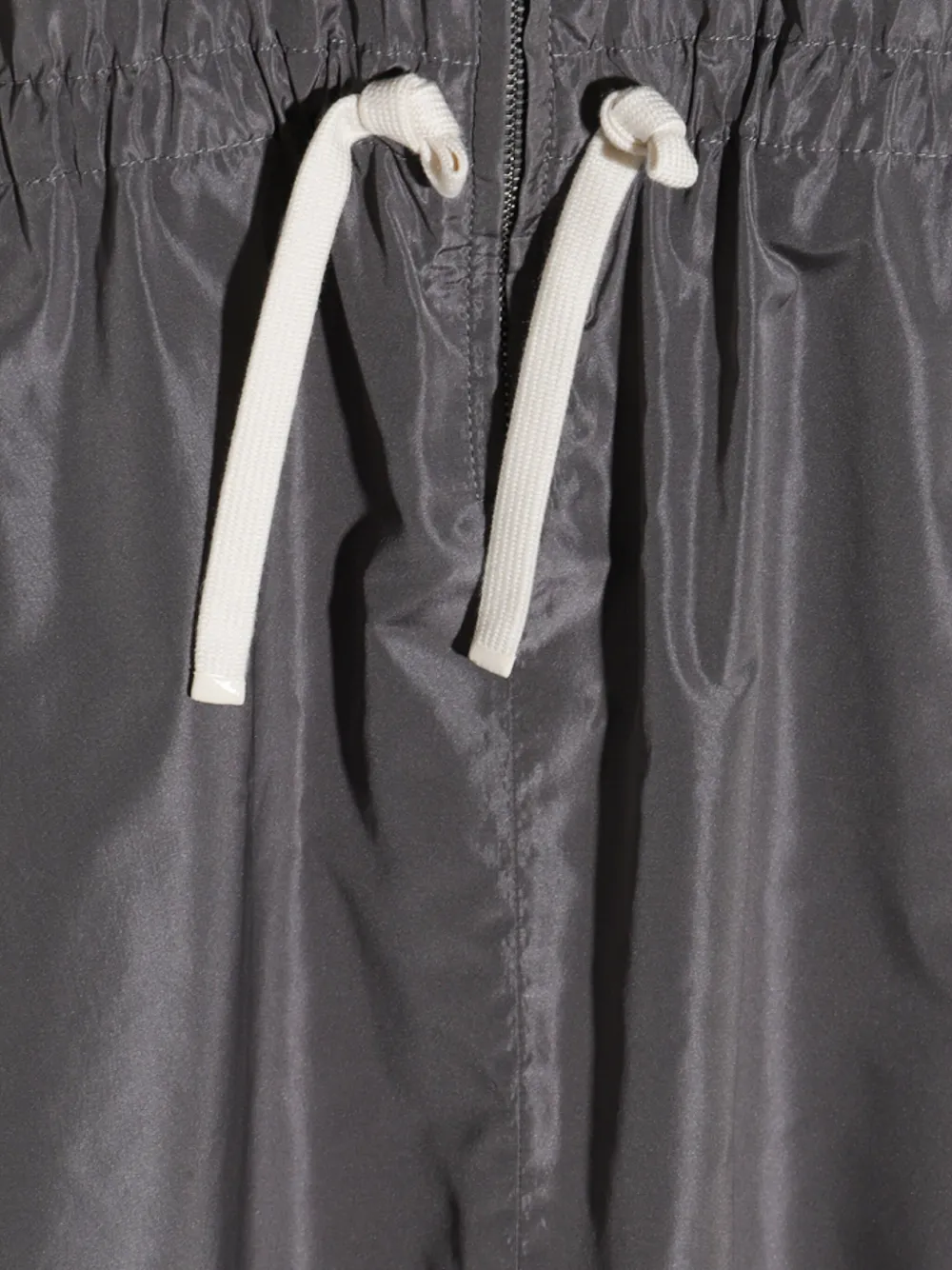 Miu Jurk met trekkoordtaille Grijs