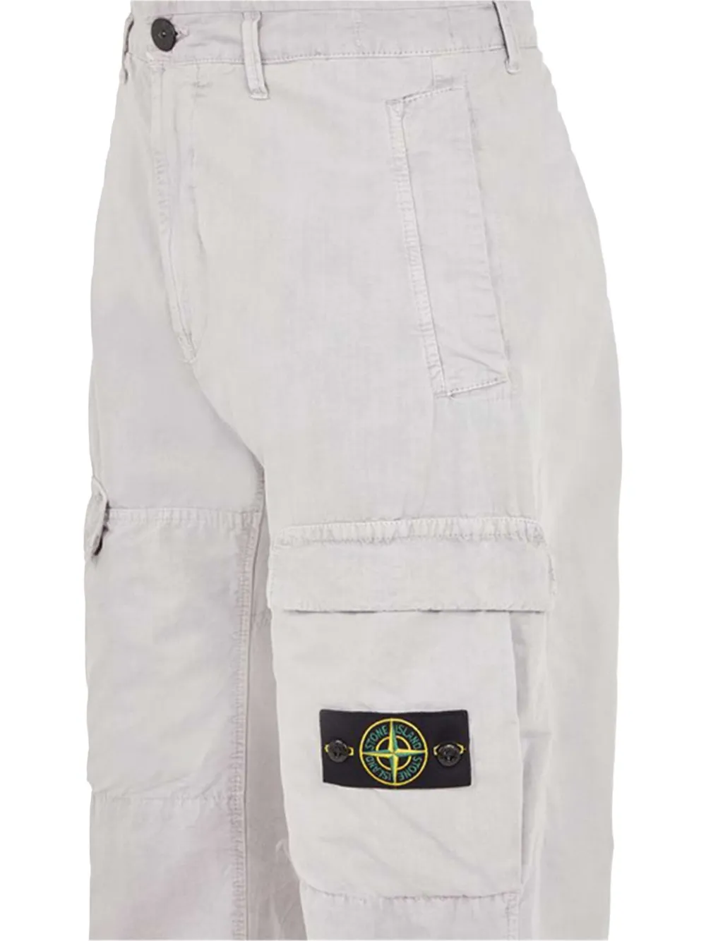 Stone Island Broek met cargo zak Grijs