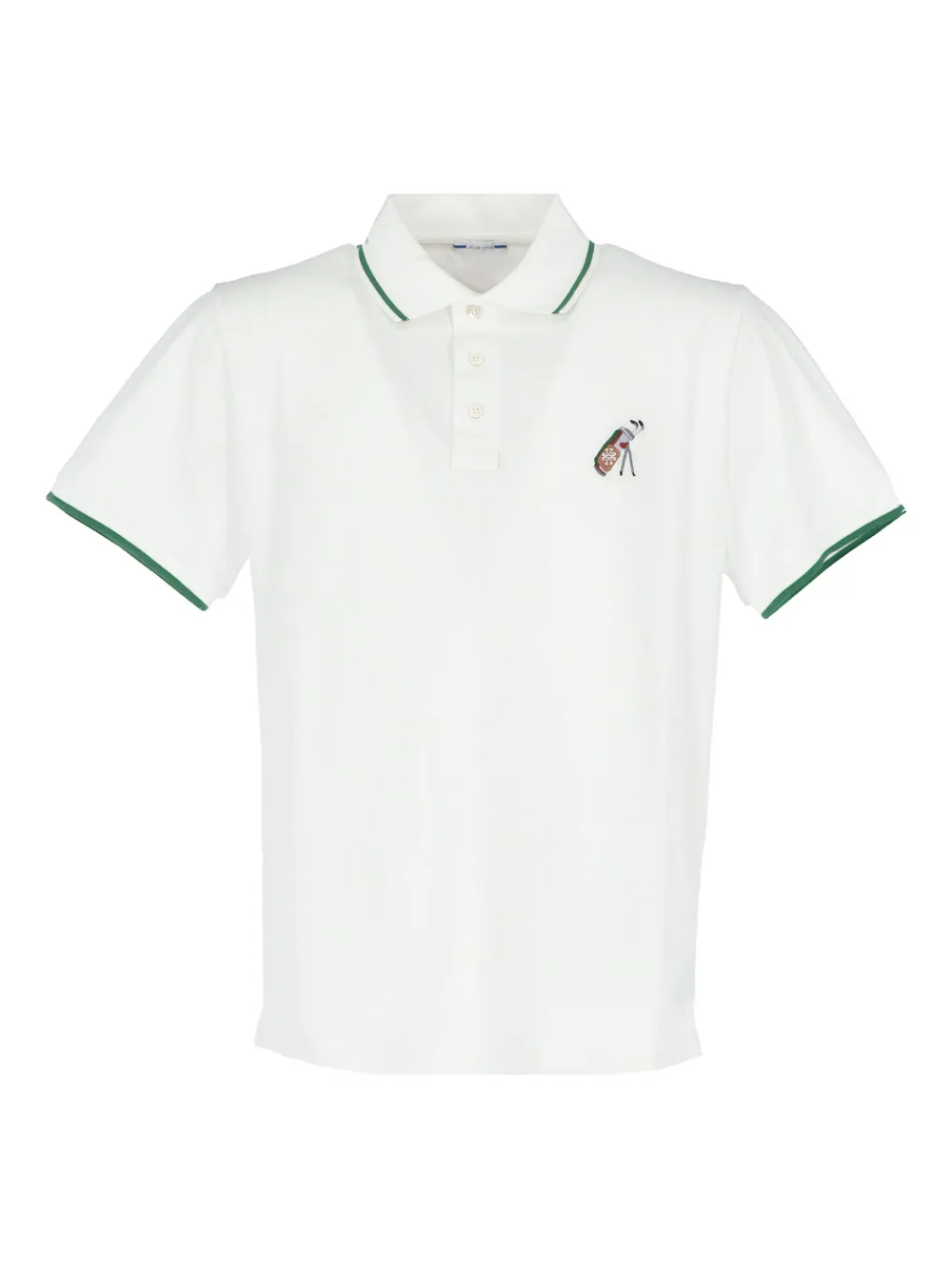 Jacob Cohën playera tipo polo bordada | blanco | Image 1