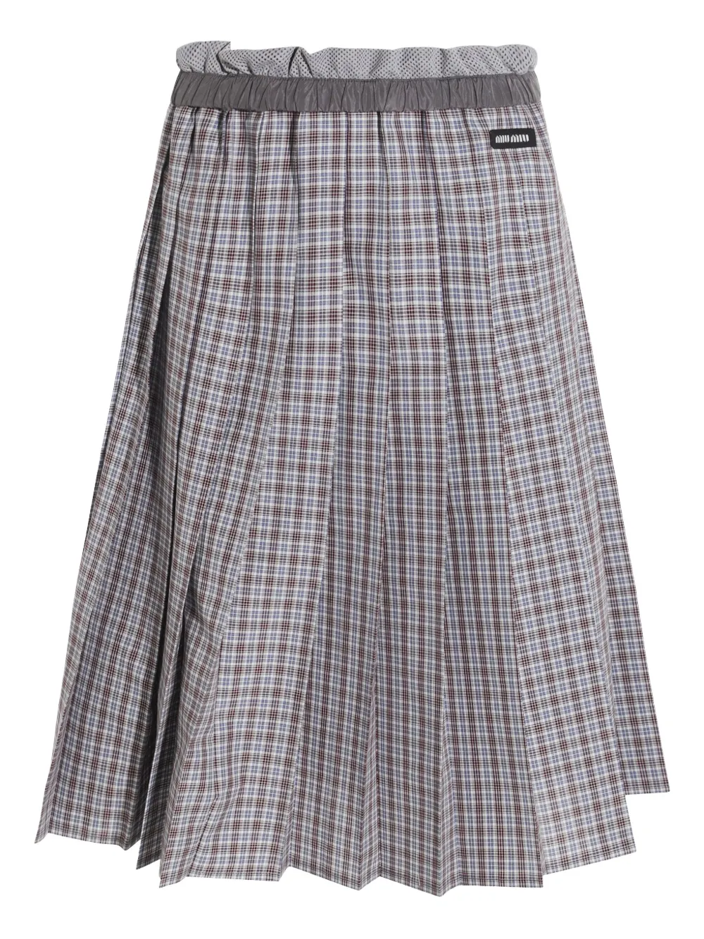 Miu Miu plissierter Rock | Grau | Image 1