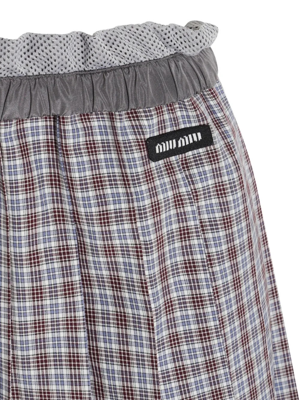 Miu Plooirok Grijs
