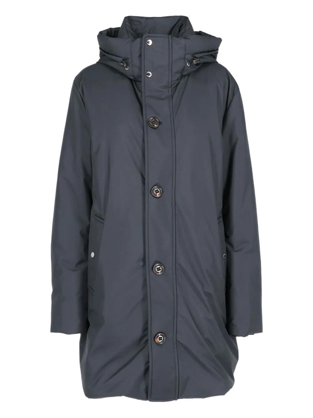 Moorer Iury hooded coat | Blue | Image 1