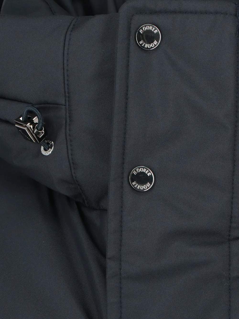 Moorer Iury jas met capuchon Blauw