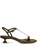 Cult Gaia 35mm Trevi sculpted-heel sandals - Green