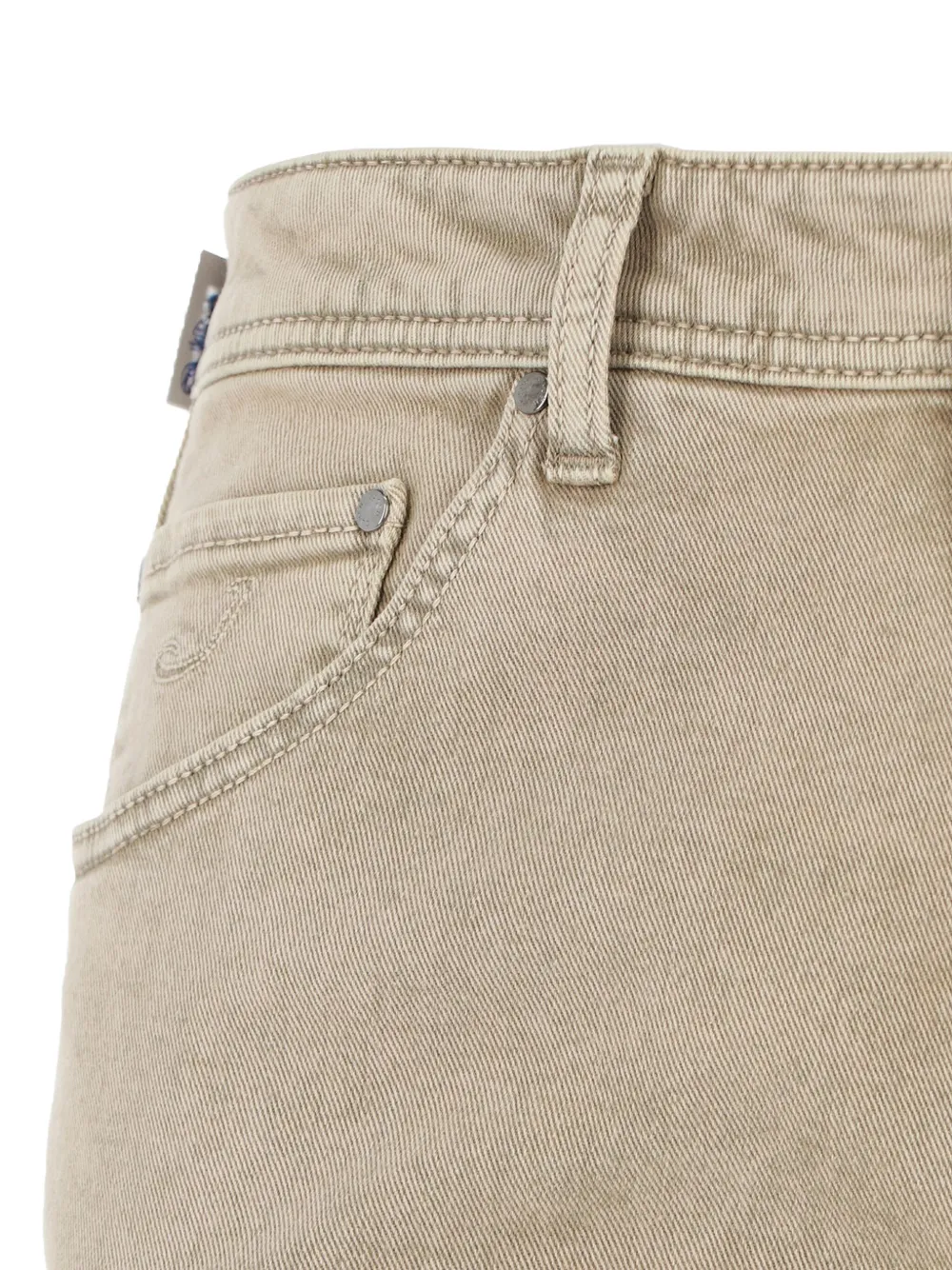 Jacob Cohen Scott Logo-patch Jeans In Gray