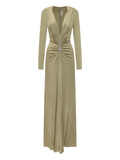 Victoria Beckham V-neck embellished gown