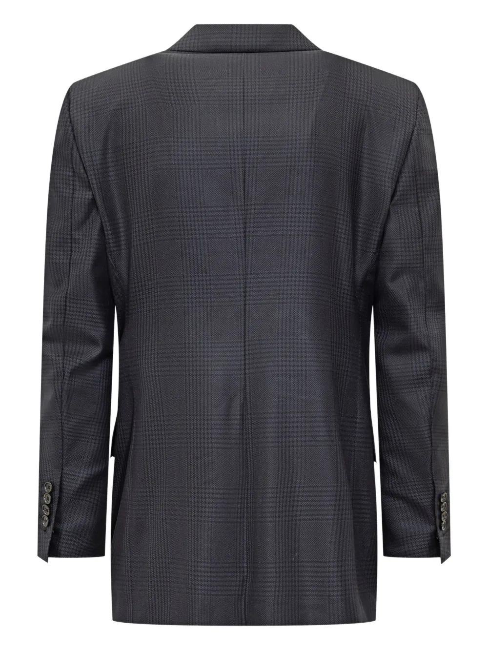 TOM FORD checked two-button jacket Zwart