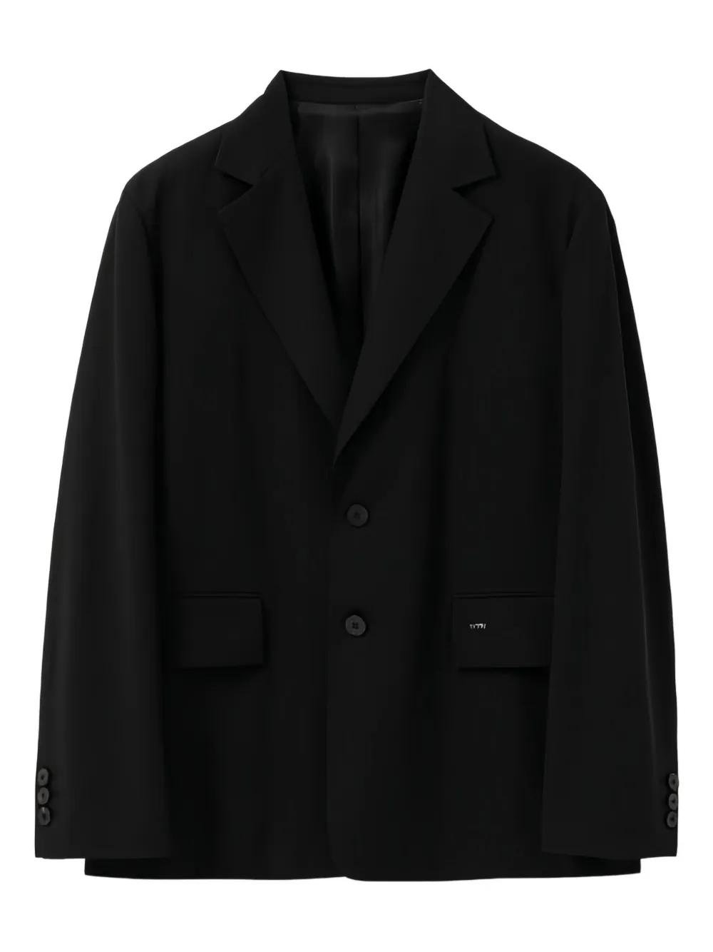 Wooyoungmi Two-button Wool Blazer In Black