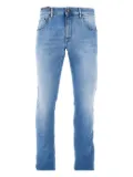 PT Torino logo-patch jeans - Blue