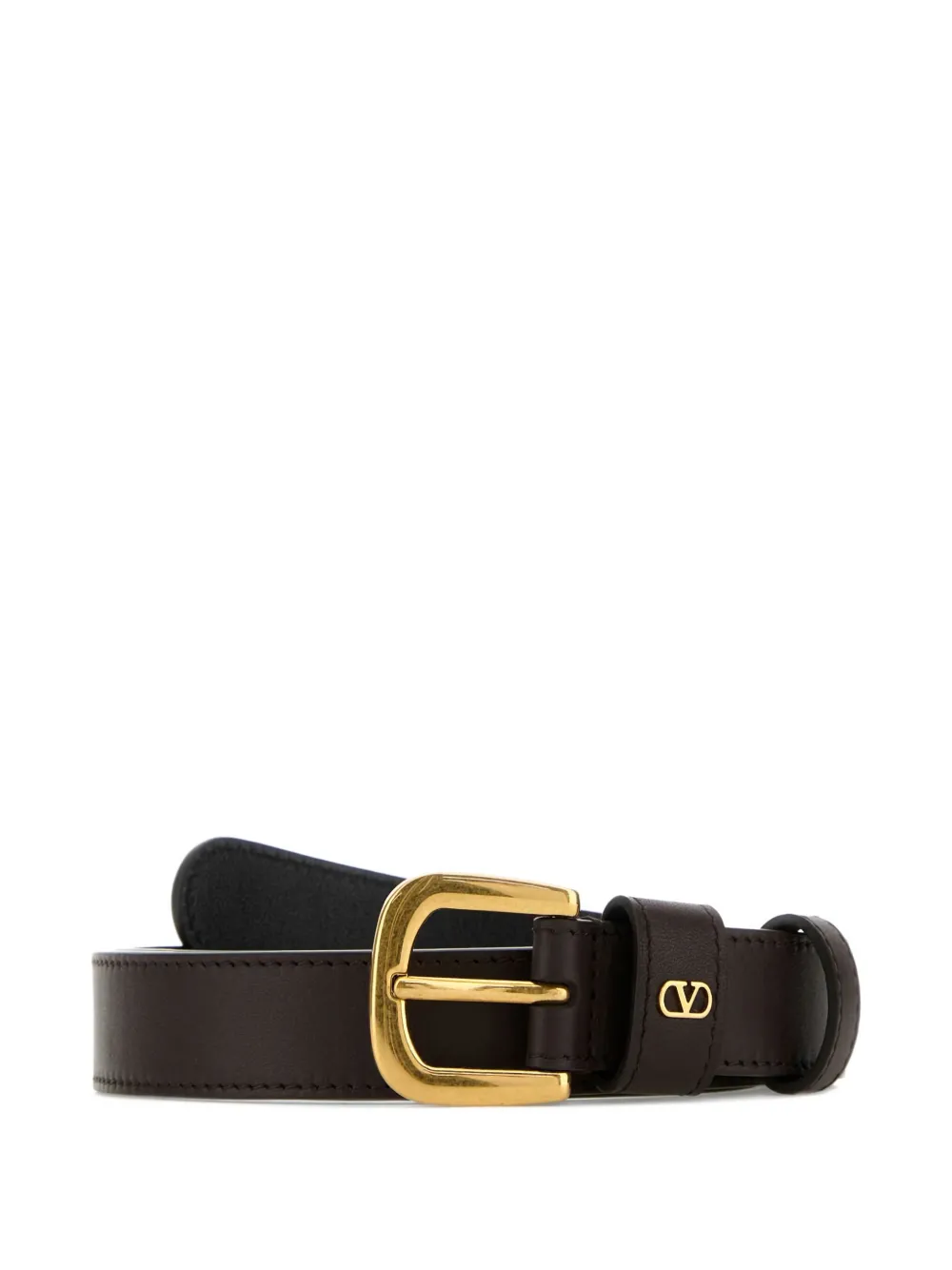Valentino Garavani leather belt Bruin