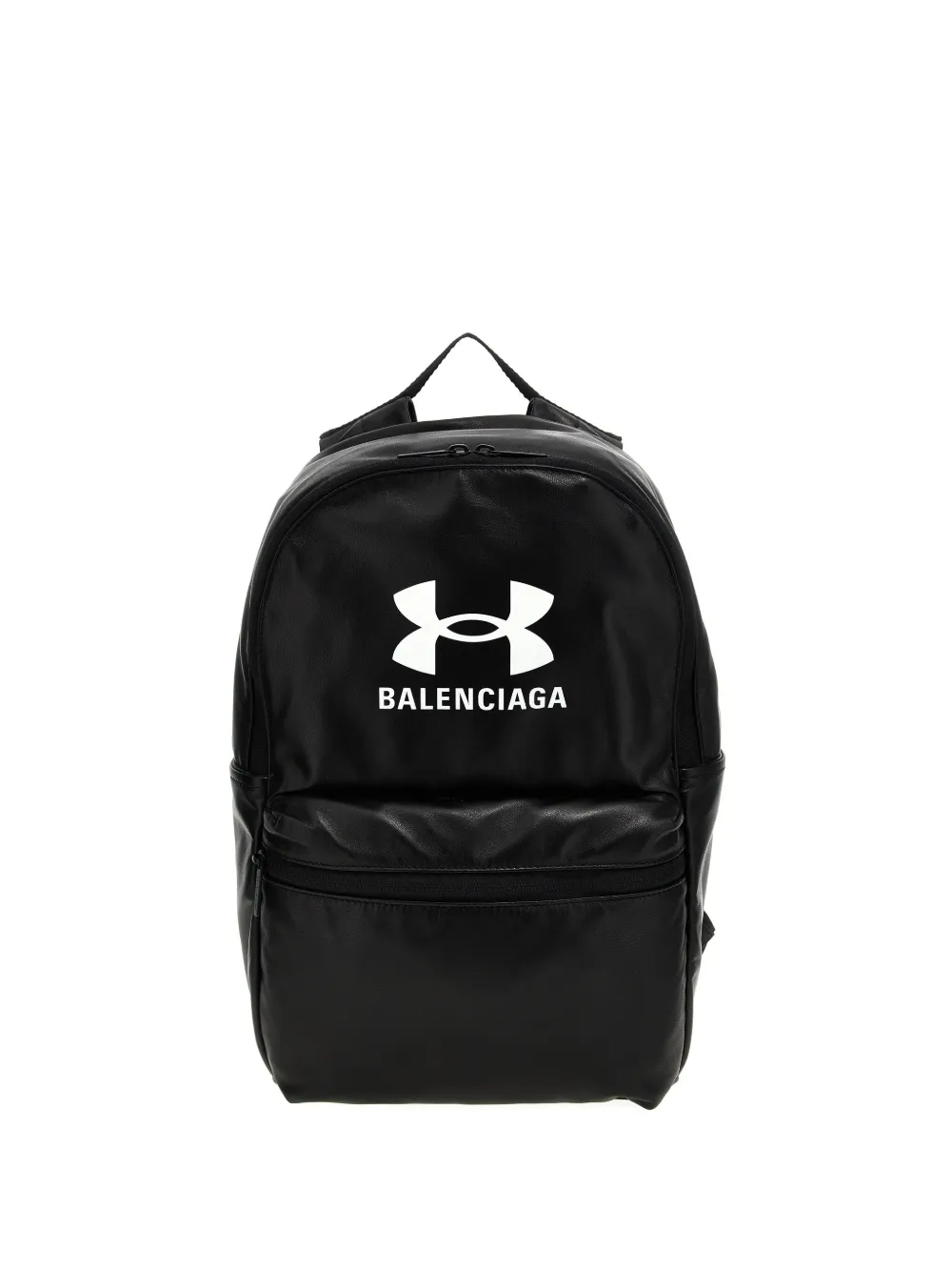 Balenciaga Smooth Lambskin Backpack With Front Logo