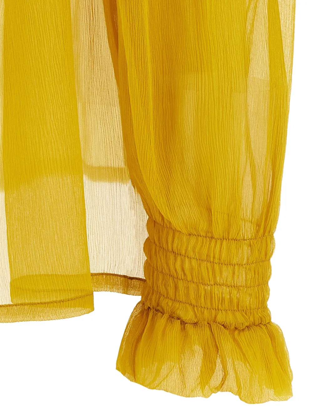 Saint Laurent Zijden blouse Geel