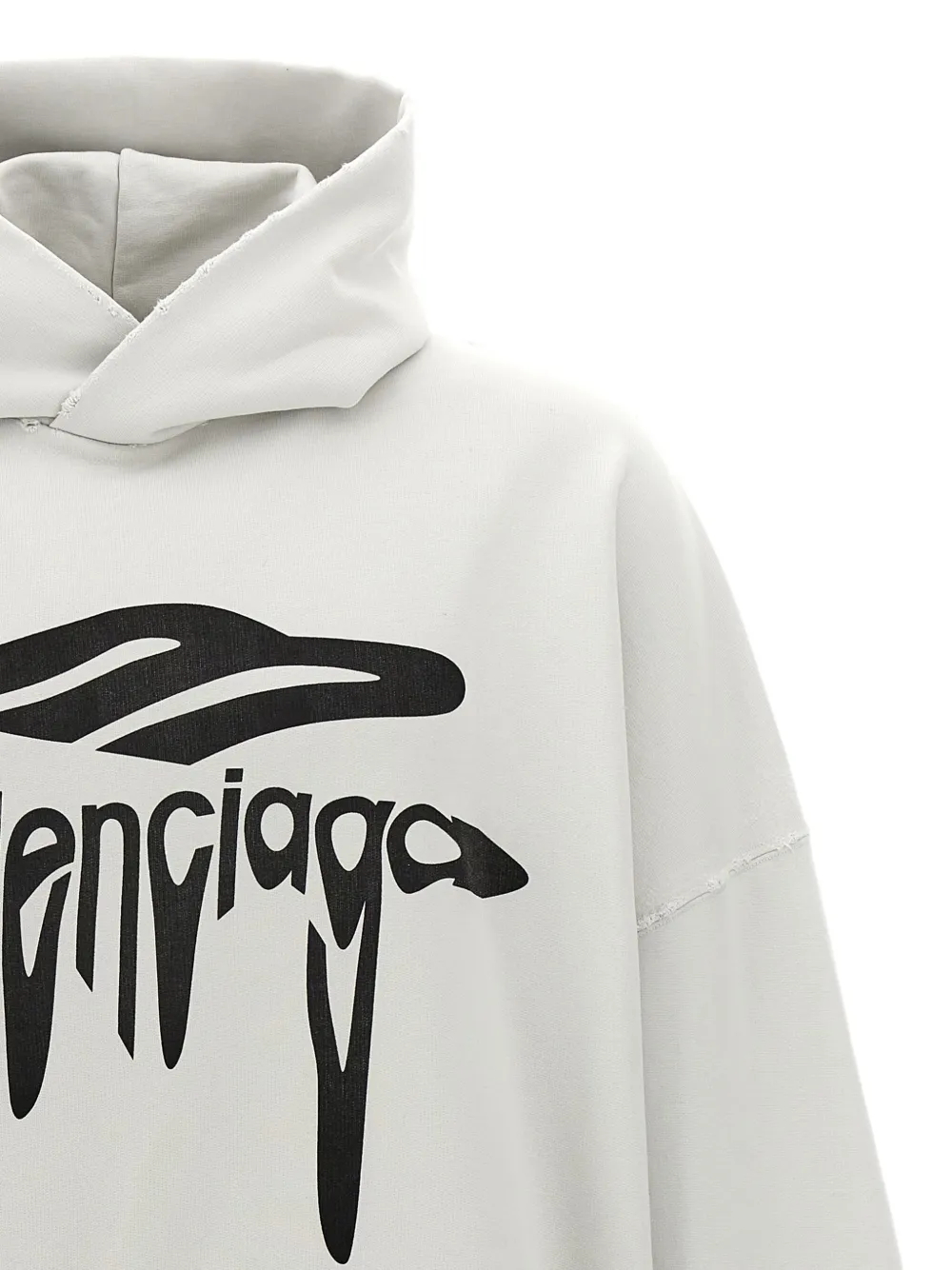 Balenciaga 3B Liquified hoodie Wit