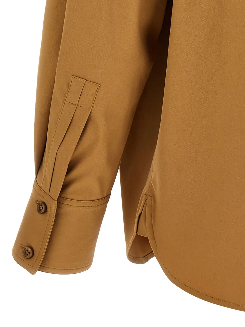 Saint Laurent Mouwloos shirt Bruin