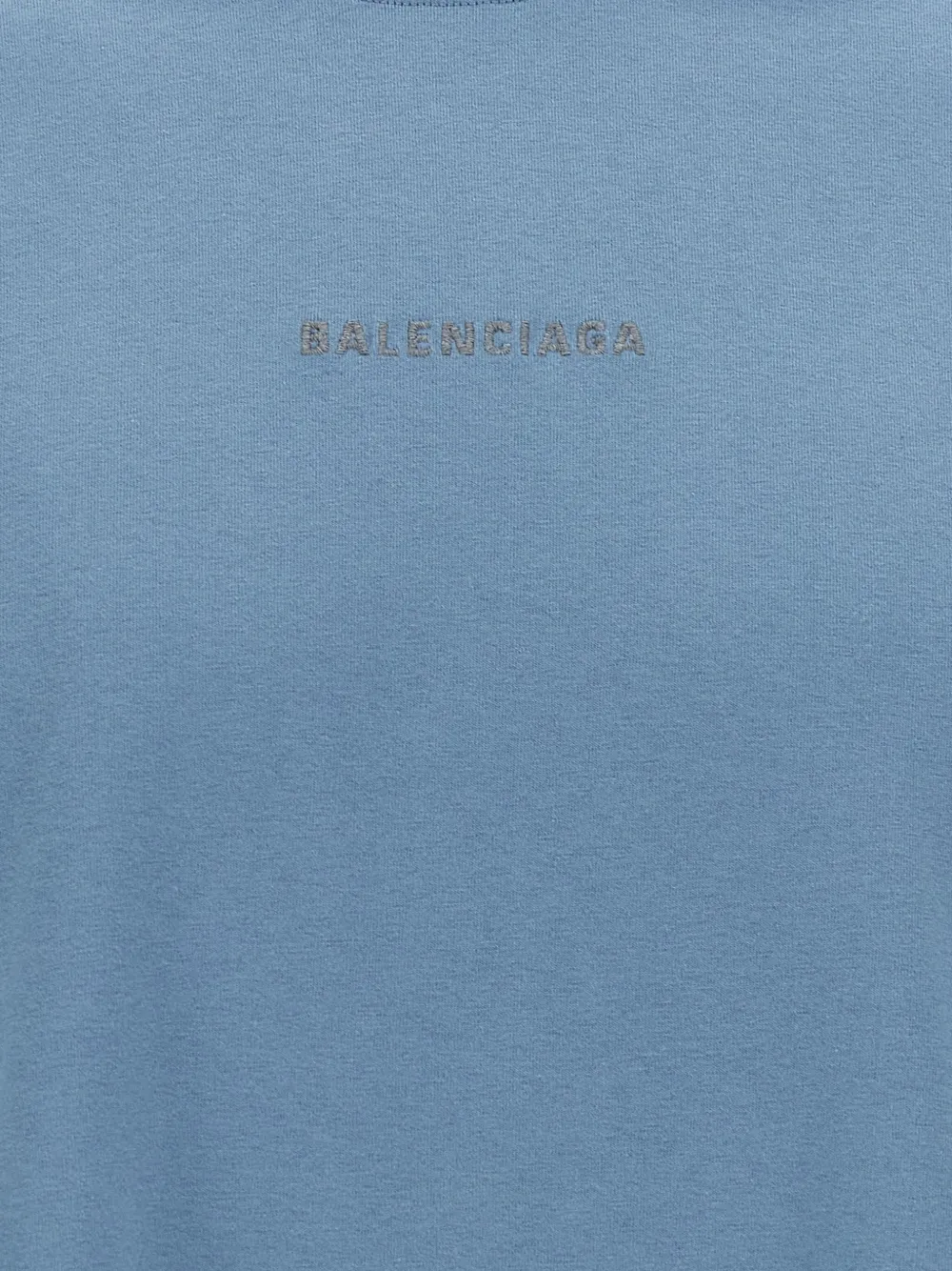 Balenciaga Back Reflective T-shirt Blauw