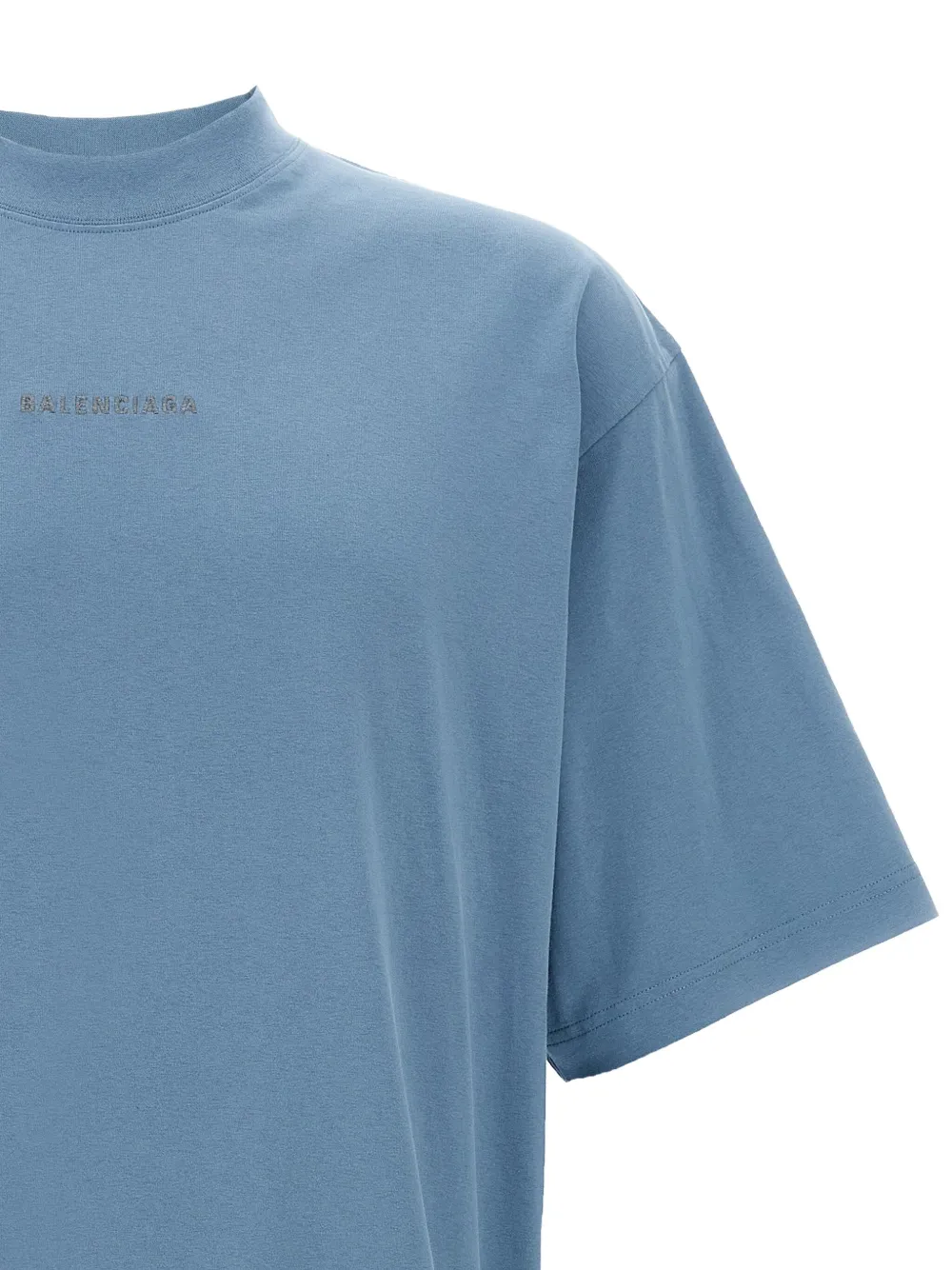 Balenciaga Back Reflective T-shirt Blauw