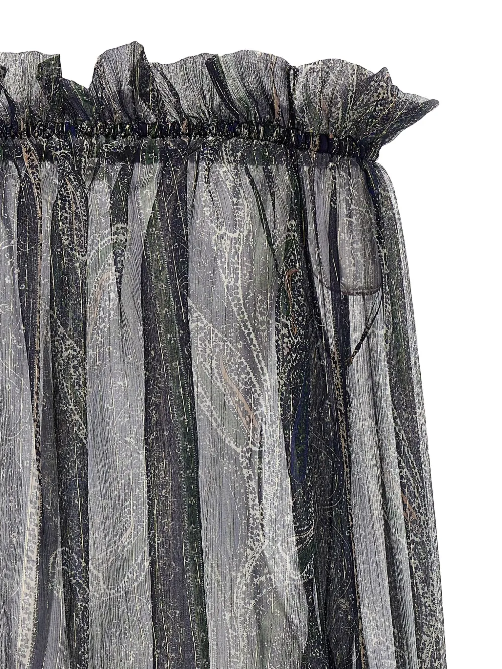 Saint Laurent Blouse met lurex-detail Blauw