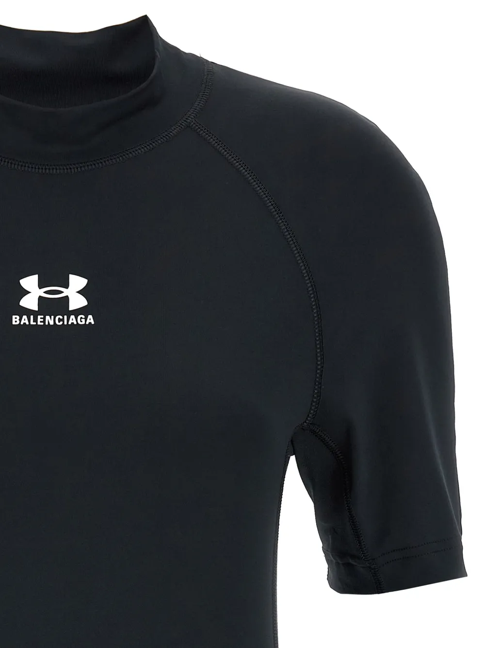 Balenciaga x Under Armour T-shirt met logoprint Zwart