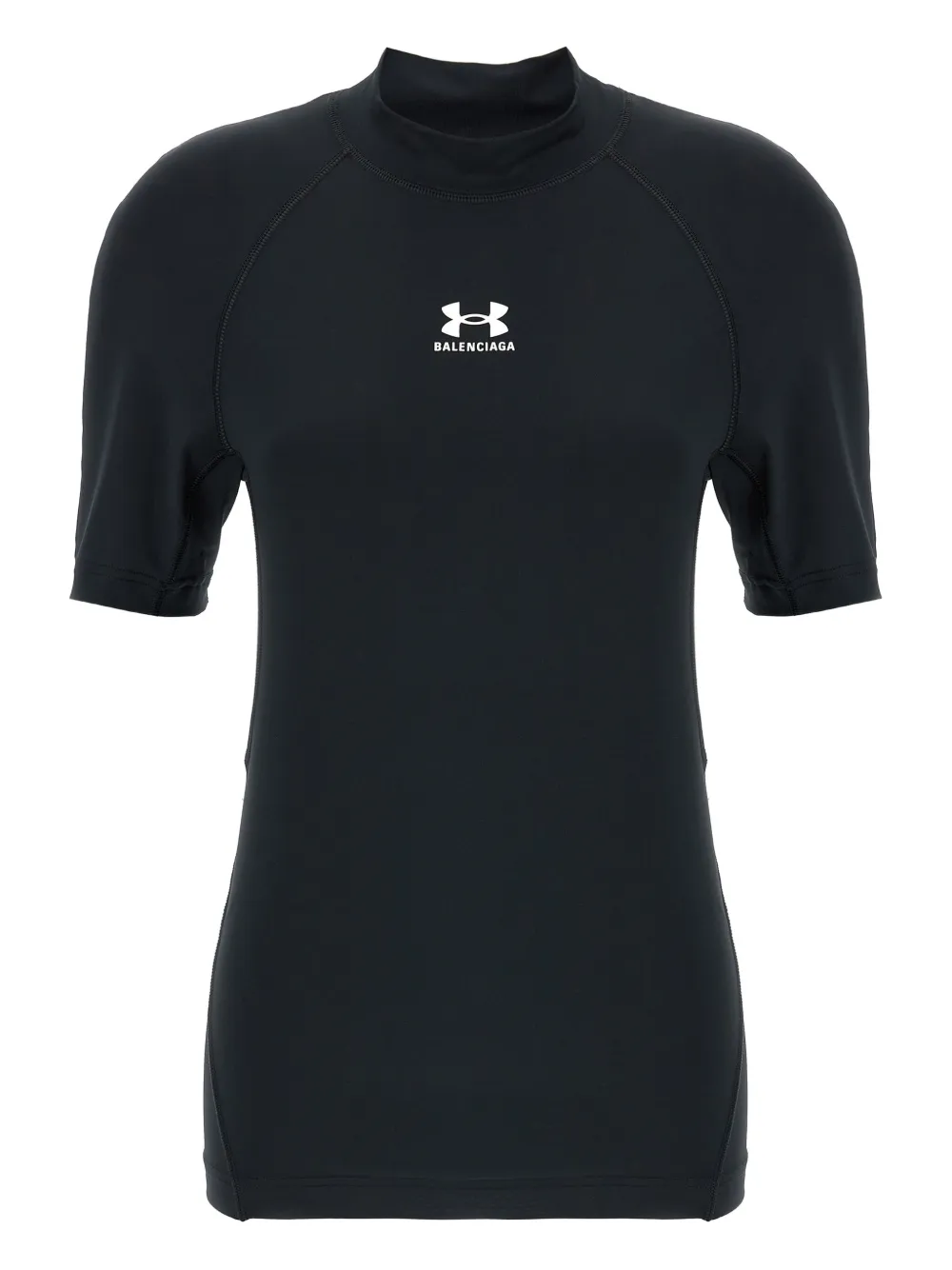 Balenciaga x Under Armour T-shirt met logoprint Zwart