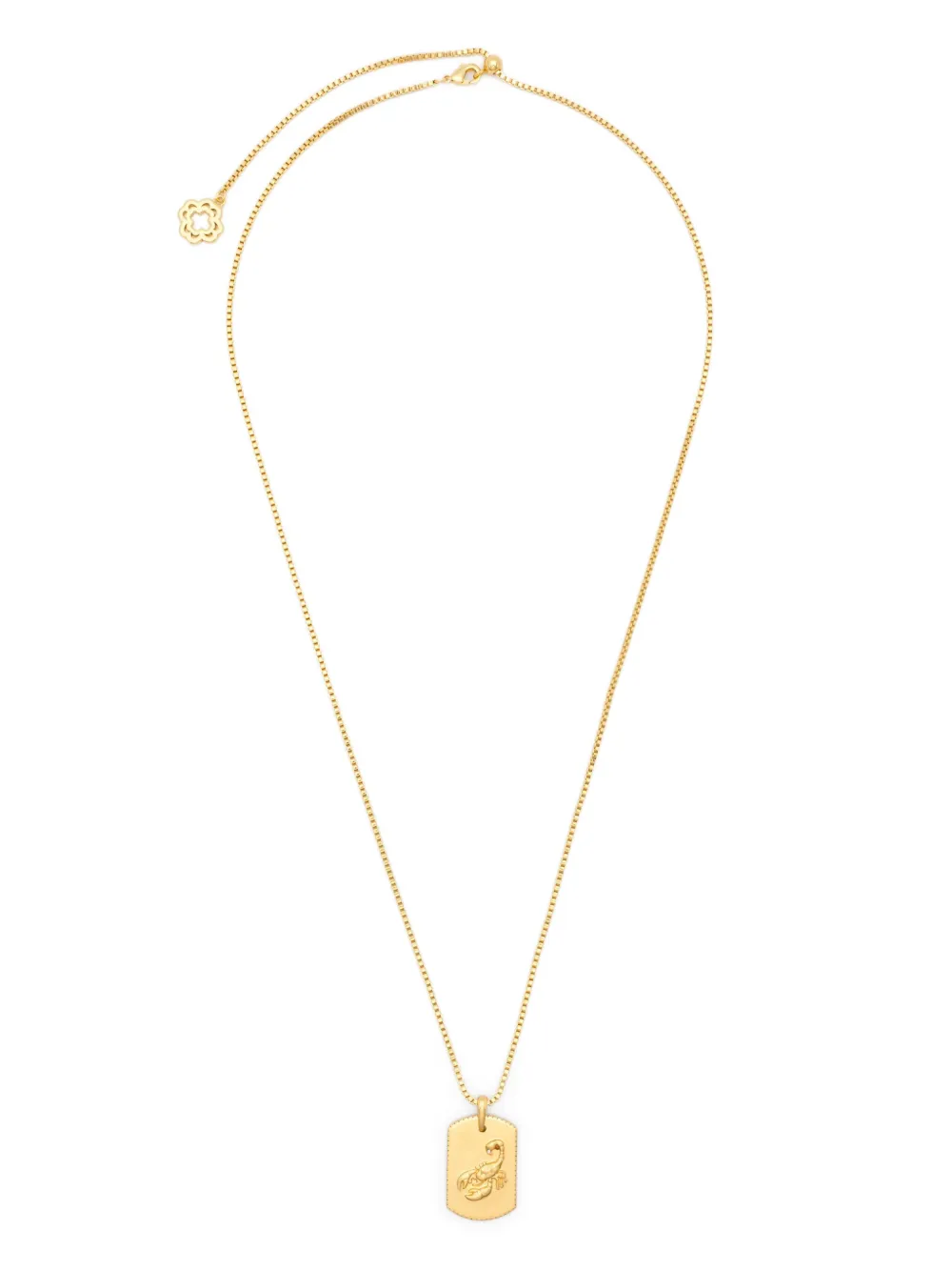 Maje scorpio-motif box-chain necklace | Gold | Image 1