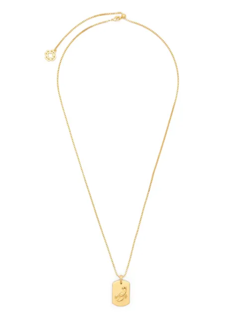 Maje scorpio-motif box-chain necklace