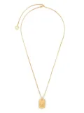 Maje lion-head zodiac-design necklace - Gold