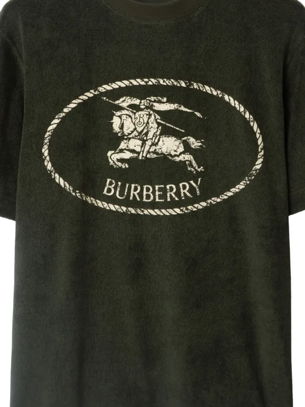 Burberry logo-print T-shirt | Green | FARFETCH