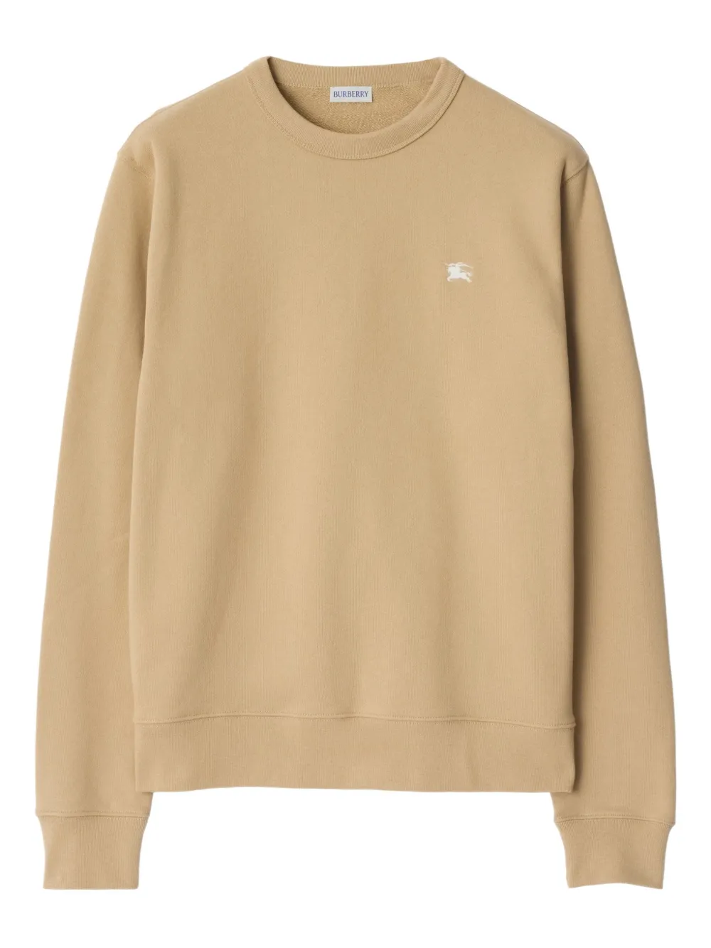Burberry knight-stamp cotton sweatshirt | Neutrals | Image 1